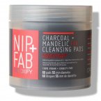 NIP+FAB Charcoal + Mandelic Диски для лица с углем и миндальной кислотой