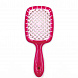 Janeke Hair Brush Rectangular Fuchsia with White Щётка для волос - 10