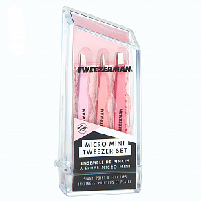 Tweezerman Micro Mini Tweezer Set Набор мини пинцетов 4267-LLT