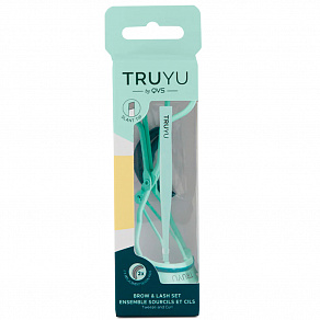 TRUYU Tweezer & Curler Set Набор для бровей и ресниц