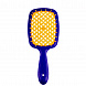 Janeke Hair Brush Rectangular Blue-Yellow Щётка для волос - 10